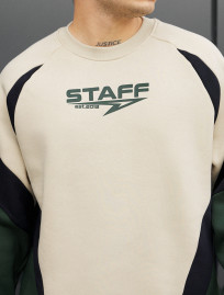 Bluză de trening Staff mix logo oversize fleece