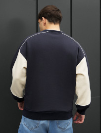 Bluză Staff logo reflective oversize fleece