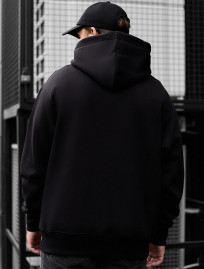 Hanorac Staff black basic oversize fleece