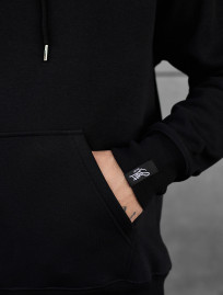 Hanorac Staff black basic oversize fleece