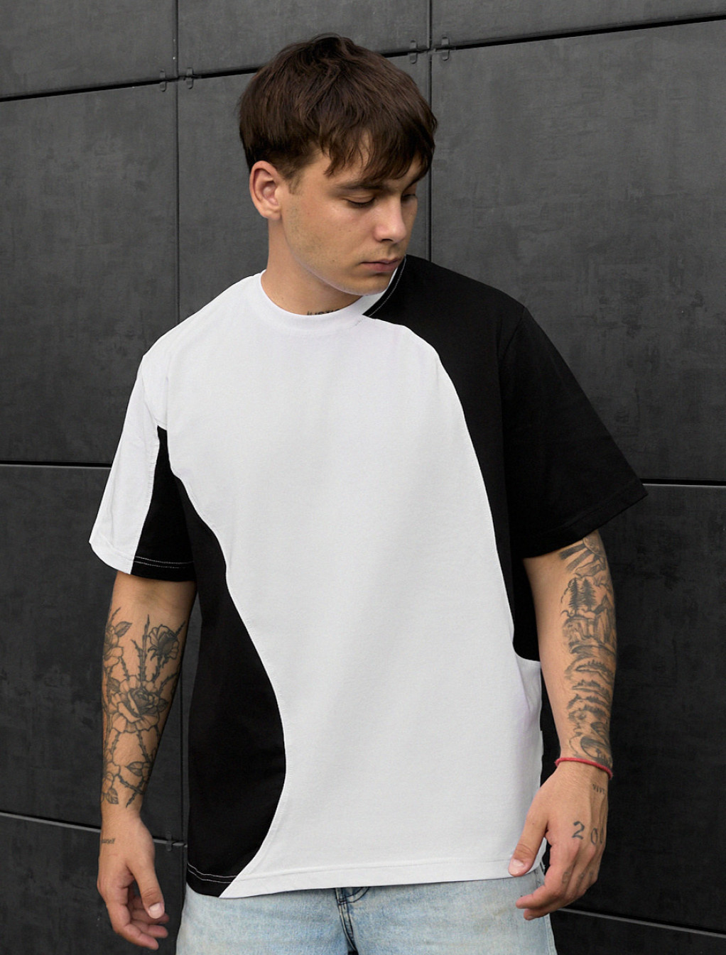 Tricou Staff black & white