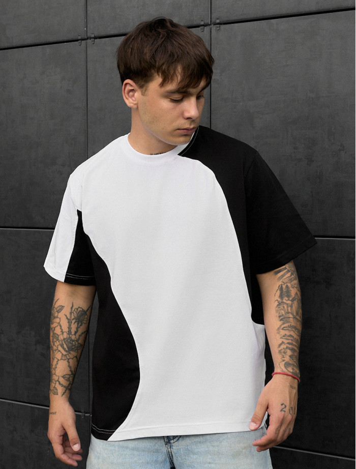 Tricou Staff black & white