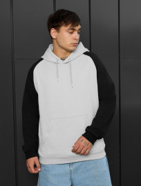 Hanorac Staff light gay & black oversize