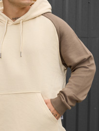 Hanorac Staff milk & brown oversize