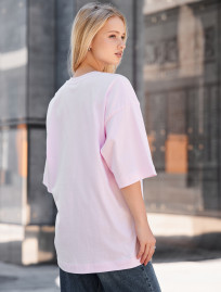 Tricou de damă Staff ri light pink oversize
