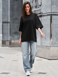Tricou de damă Staff ri black oversize