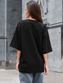 Tricou de damă Staff ri black oversize