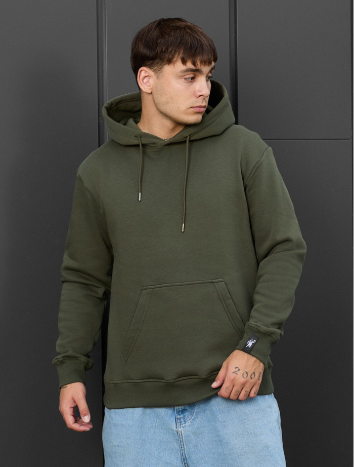 Hanorac Staff khaki basic fleece