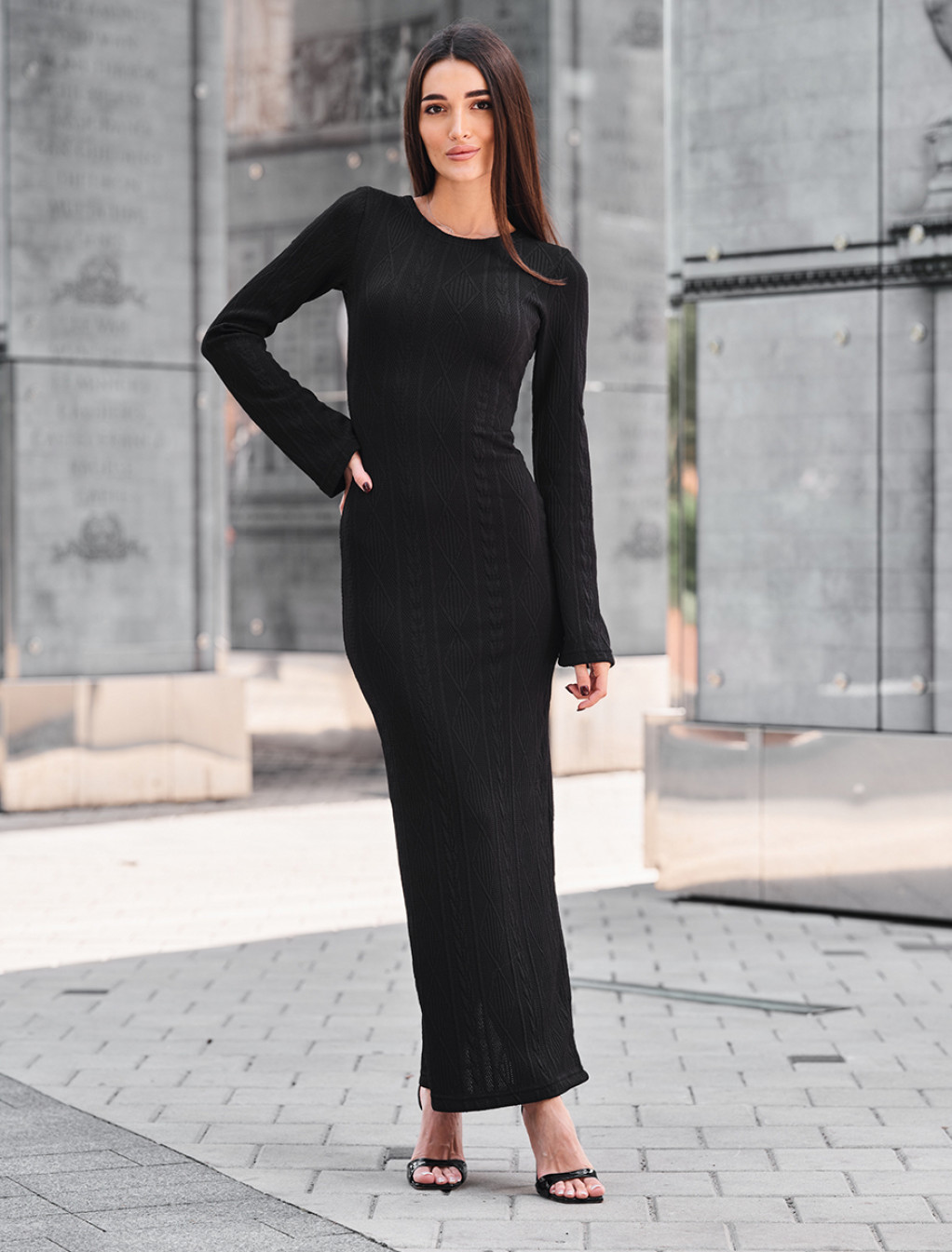 Rochie Staff col black