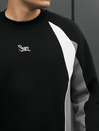 Bluză Staff val logo reflective oversize fleece