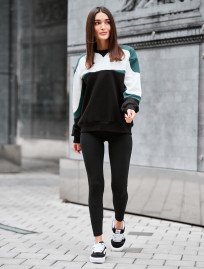 Bluză de trening Staff ric oversize fleece