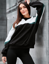 Bluză de trening Staff ric oversize fleece