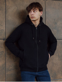 Hanorac cu fermoar Staff black zip
