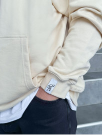 Hanorac basic milk oversize