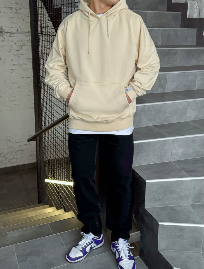 Hanorac basic milk oversize