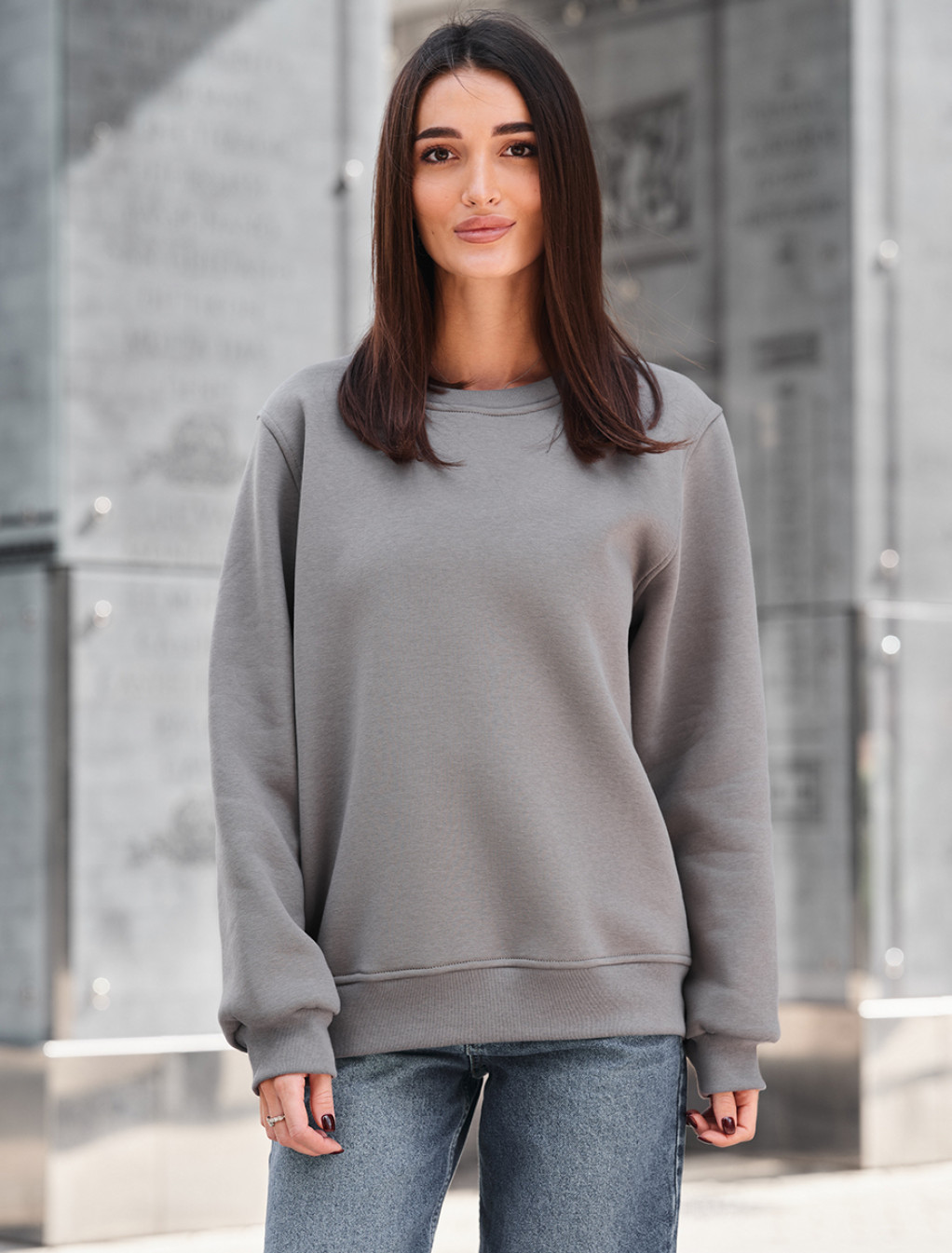 Bluza de trening de damă Staff low gray