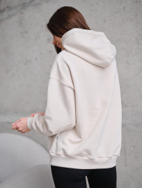 Hanorac de damă Staff lav light beige oversize