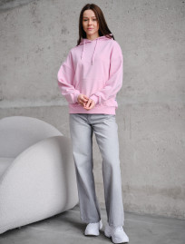 Hanorac de damă Staff lav pink oversize