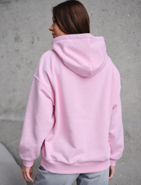 Hanorac de damă Staff lav pink oversize