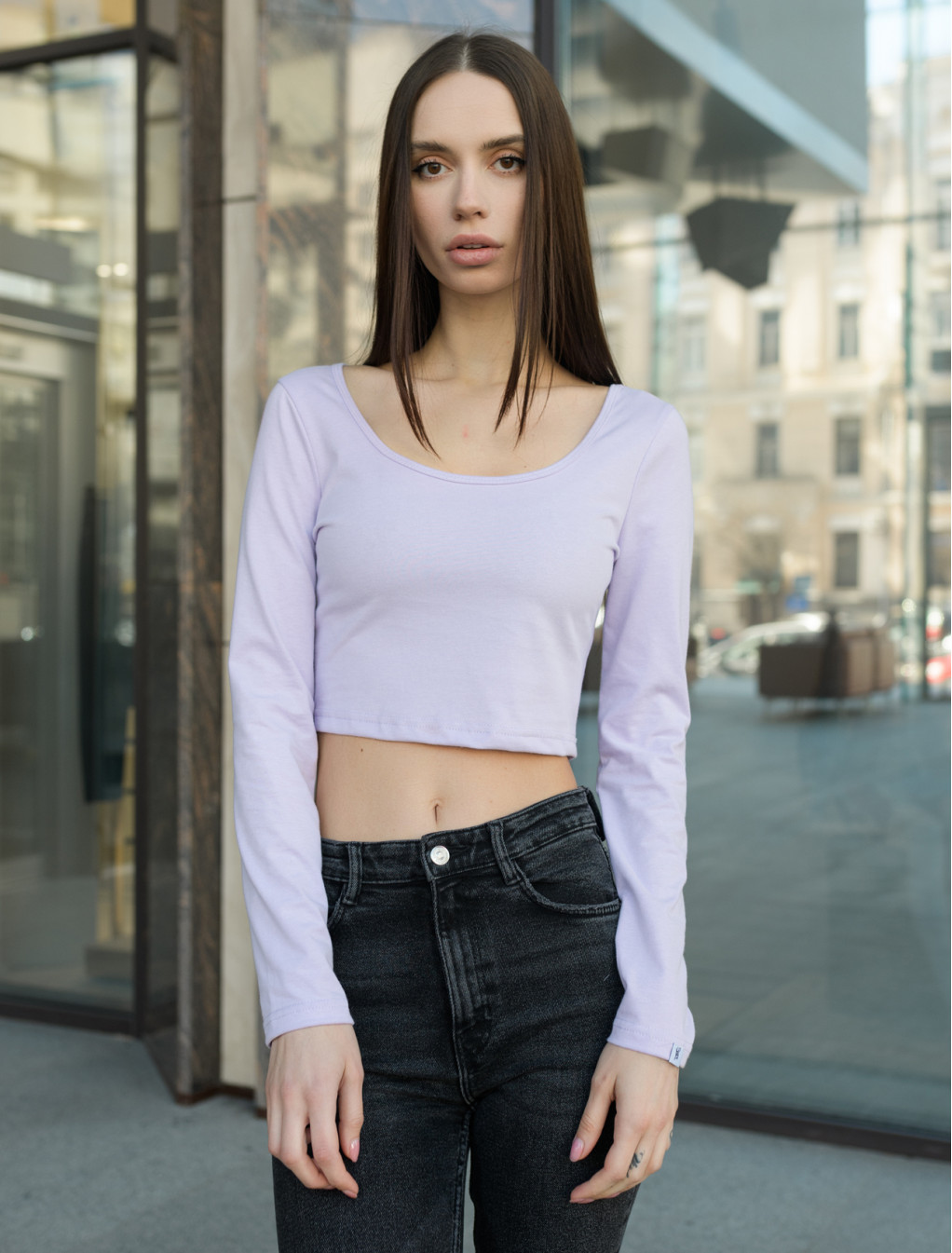 Top damă Staff hap light violet