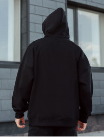 Hanorac Staff black basic oversize fleece
