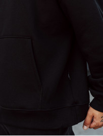 Hanorac Staff black basic oversize fleece