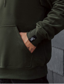 Hanorac Staff khaki basic oversize fleece