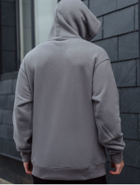 Hanorac Staff gray basic oversize fleece
