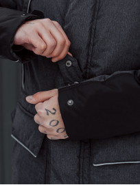 Geacă de iarnă Staff sta graphite & black