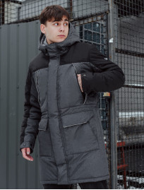 Geacă de iarnă Staff sta graphite & black