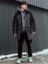 Geacă de iarnă Staff sta graphite & black