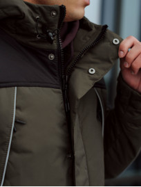 Geacă de iarnă Staff sta khaki & navy