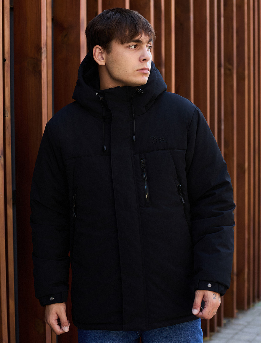 Geacă de iarnă Staff pix black