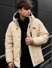 Geacă de iarnă Staff pix beige