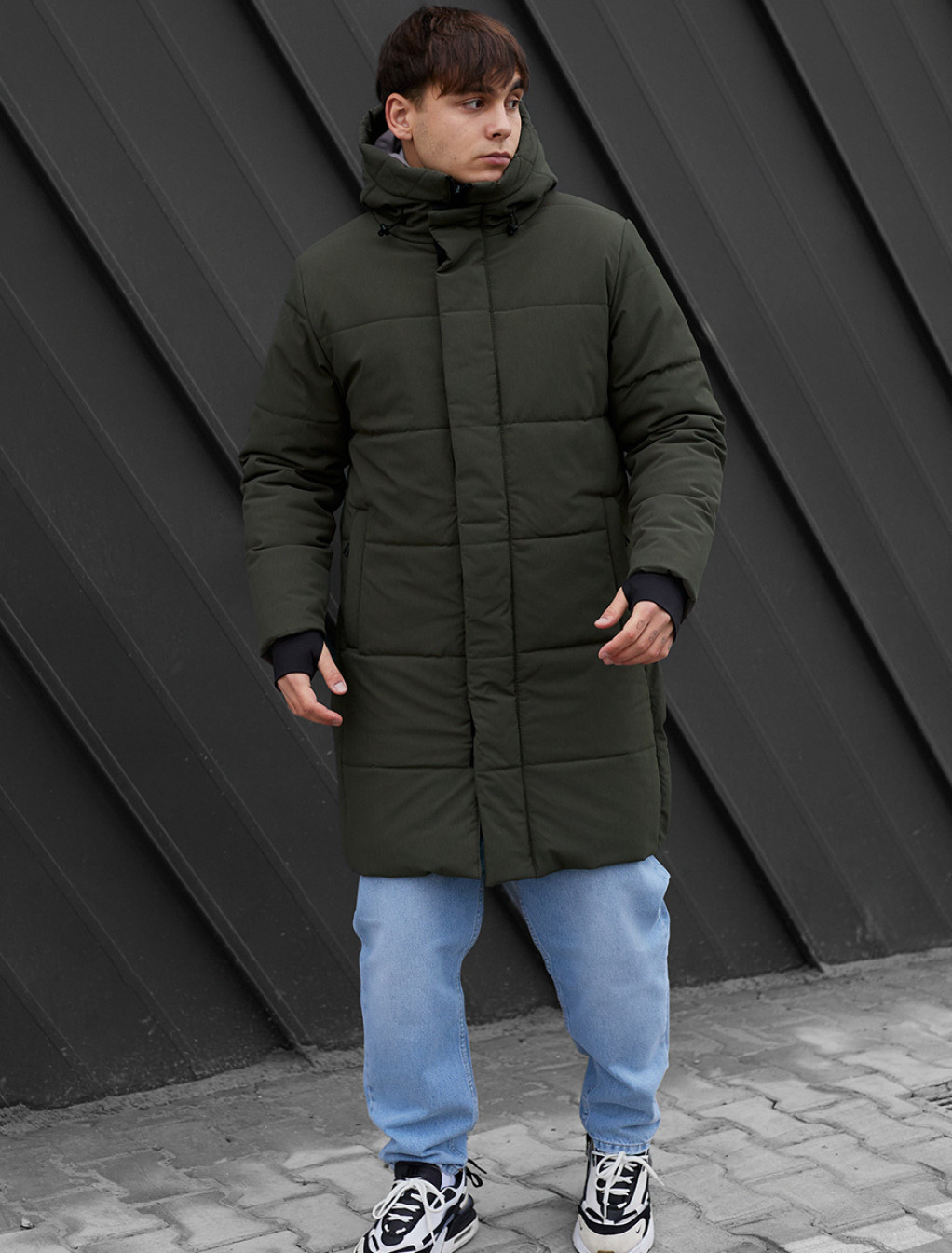 Geacă de iarnă Staff po dark khaki