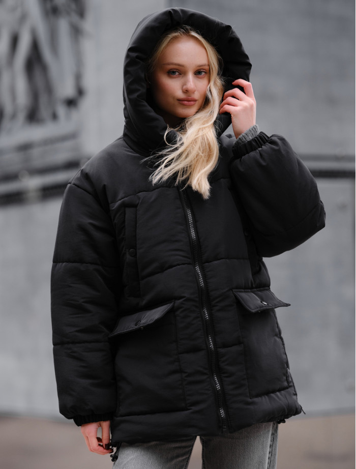 Geacă de iarnă de damă Staff to black