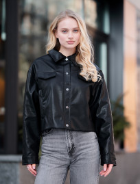 Geacă de piele de damă Staff gi black