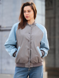 Jachetă bomber de damă Staff re blue & gray