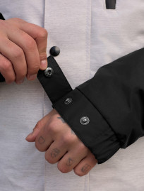 Geacă demi-sezon Staff tul light gray melange & black