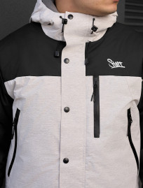 Geacă demi-sezon Staff tul light gray melange & black