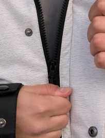 Geacă demi-sezon Staff tul light gray melange & black
