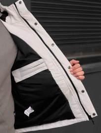 Geacă demi-sezon Staff tul light gray melange & black