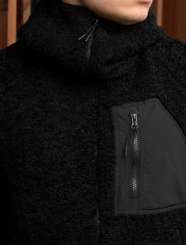 Geacă de blană Staff be black