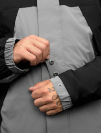 Geacă Staff skay gray & black