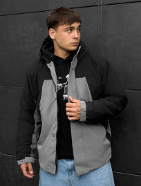 Geacă Staff skay gray & black