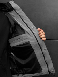 Geacă Staff skay gray & black