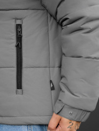 Geacă de iarnă Staff vorn gray