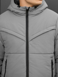 Geacă de iarnă Staff vorn gray