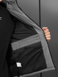 Geacă de iarnă Staff vorn gray