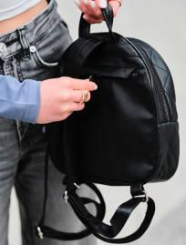 Rucsac de damă Staff 7L romb leather black